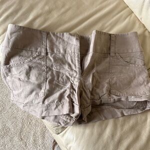 Maurices Tan Cargo Shorts Casual Lightweight Design